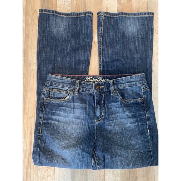 Tommy Hilfiger Hope Boot Women's 36X29 Acid Wash Bootcut Flared Jeans - Picture 1 of 7